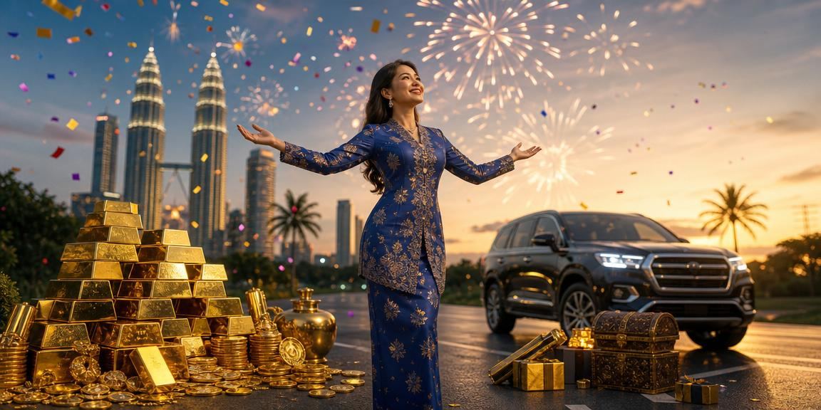 Wanita Malaysia memakai baju kurung melayari platform pertaruhan dalam talian